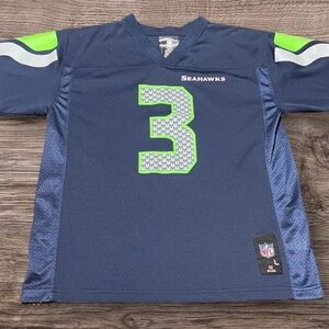Seahawks Navy Blue and Green Jersey women’s size small
